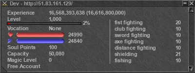 Signature for player Dev