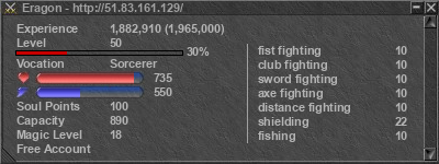 Signature for player Eragon