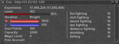 Signature for player Eris