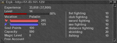 Signature for player Eryk