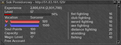 Signature for player Sok Pomidorowy