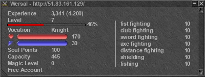 Signature for player Wersal